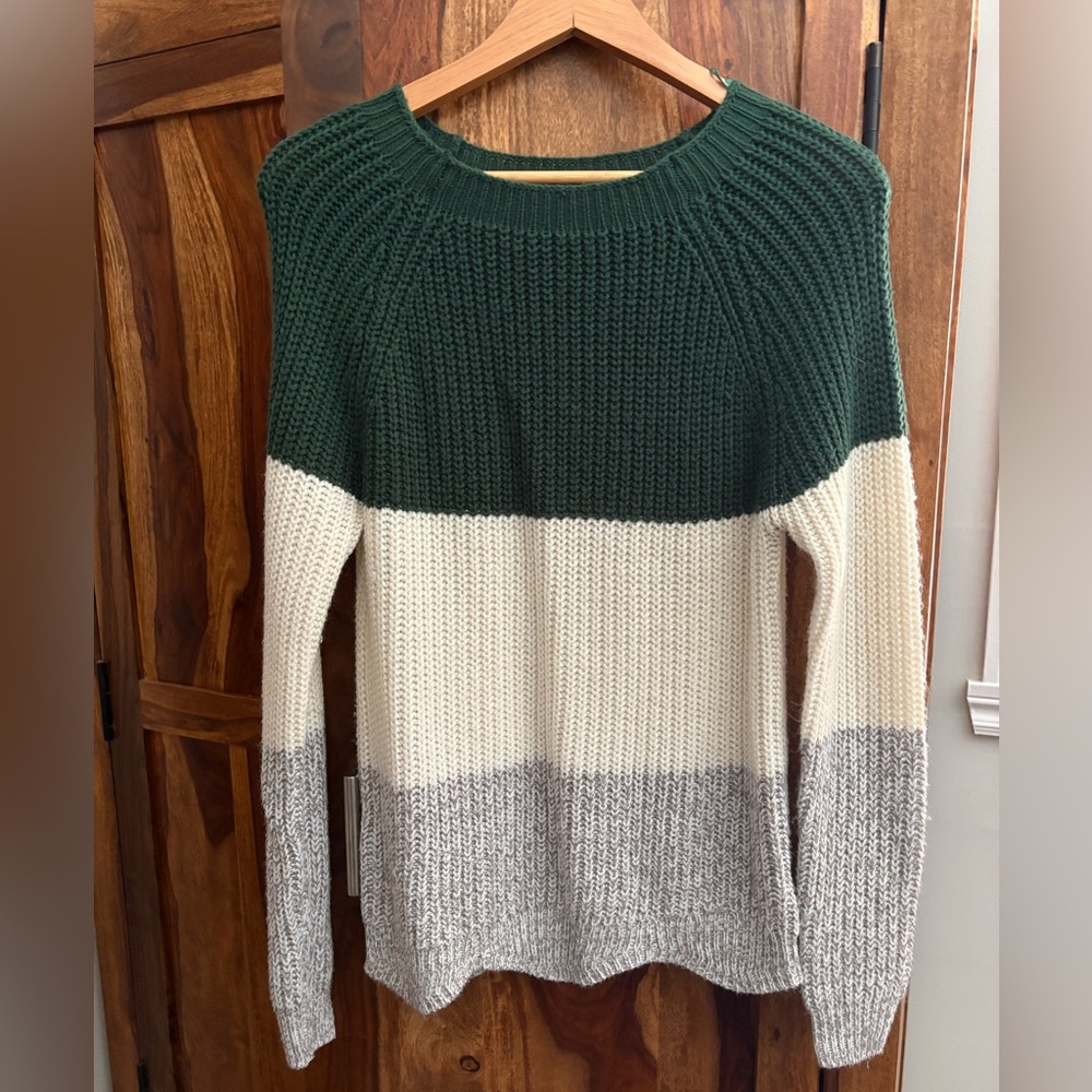 Colour block sweater